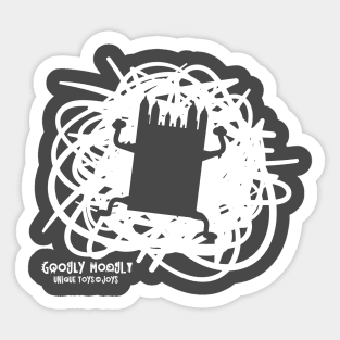 Dancing Pittsburgh Gothic Building Monster Sticker